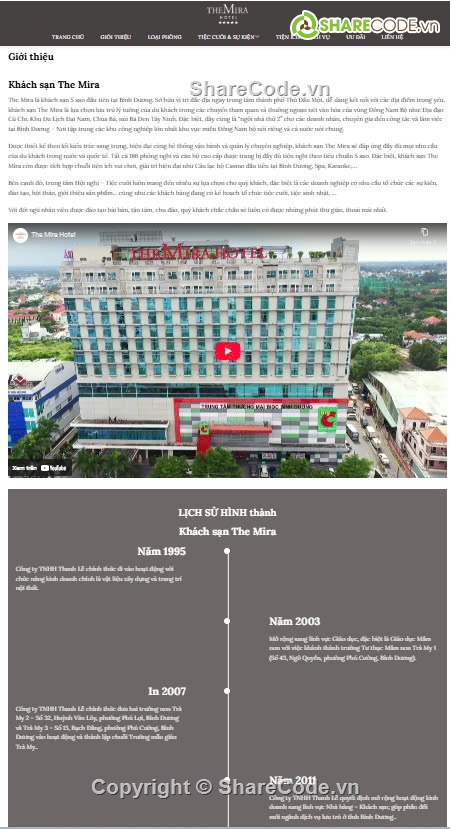 quản lý và đặt phòng hotel,khách sạn,Sự kiện tiệc cưới,Sharecode Website Hotel Sự Kiện Và Tiệc Cưới